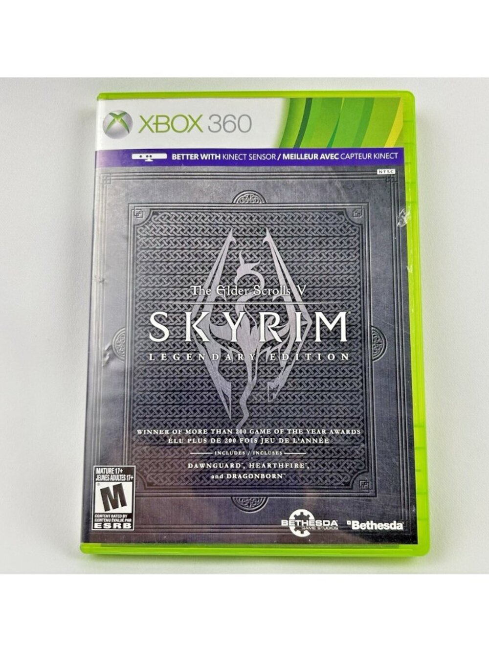 Xbox 360 The Elder Scrolls V: Skyrim Legendary Edition With Map Bethesda